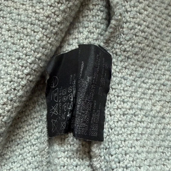 Prada made in Italy vintage gray zipper front sweater cardigan size 42